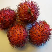 Ramboutan, Litchi chevelu